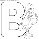 alphabet sesame street coloring