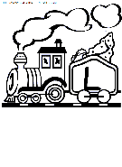 alphabet train coloring