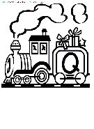 alphabet train coloring