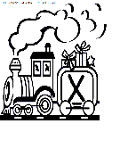 alphabet train coloring