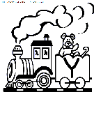 alphabet train coloring