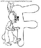 alphabet winnie the pooh coloring