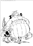 asterix the gaul coloring