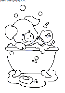 bath coloring