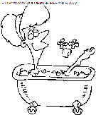 bath coloring