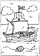 boat coloring