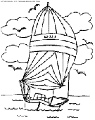 boat coloring