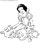 snow white coloring