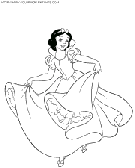 snow white coloring