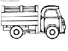  Truck coloring book pages