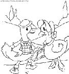 ducks coloring