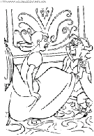 cinderella coloring book pages