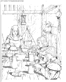 castle coloring book pages