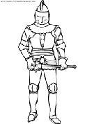  knight coloring book pages