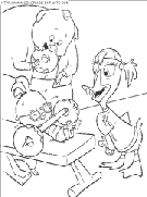  chicken little coloring book pages