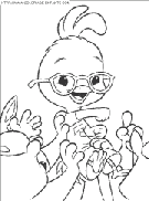 chicken little coloring