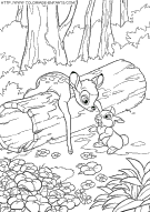 bambi coloring