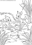 bambi coloring