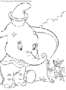 dumbo coloring