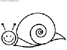  snails coloring book pages
