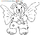 christmas angels coloring