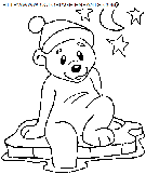 christmas animals coloring