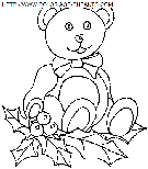 christmas animals coloring