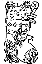  christmas boots coloring book pages