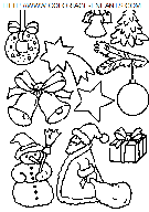 christmas balls coloring