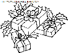 christmas presents coloring