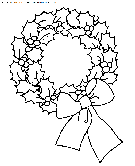 christmas wreaths coloring