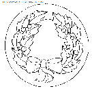 christmas wreaths coloring