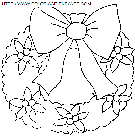 christmas wreaths coloring