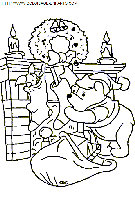 christmas walt disney coloring