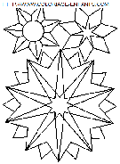 christmas snowflakes coloring