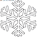 christmas snowflakes coloring