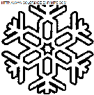 christmas snowflakes coloring