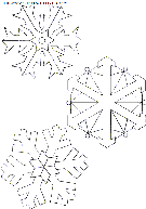 christmas snowflakes coloring