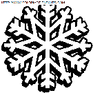 christmas snowflakes coloring