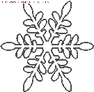 christmas snowflakes coloring