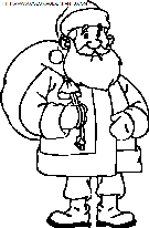 christmas santa claus coloring