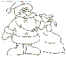 christmas santa claus coloring