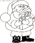 christmas santa claus coloring