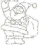 christmas santa claus coloring