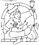 christmas santa claus coloring