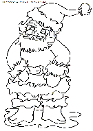 christmas santa claus coloring