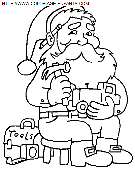 christmas santa claus coloring