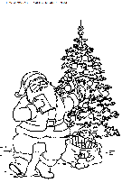 christmas santa claus coloring