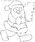 christmas santa claus coloring