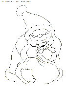 christmas santa claus coloring